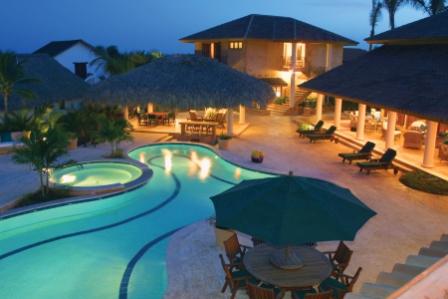 Villa at sun down Villa at sun down