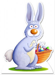 easter bunny - casa de campo living