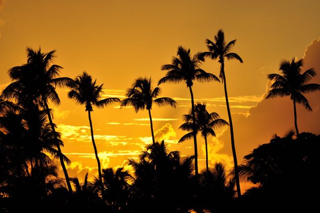 sunset dominican republic