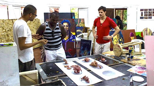 Famous visual artist Kehinde Wiley 