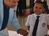 Naeem Khan visits Fundación MIR